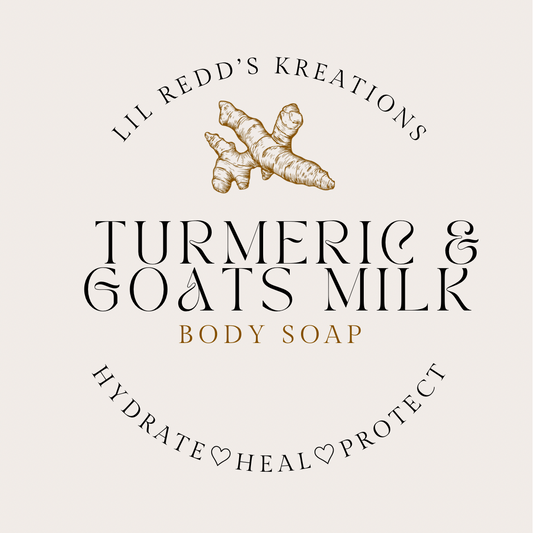 Turmeric & Goats Milk Body Soap HEMP INFUSED